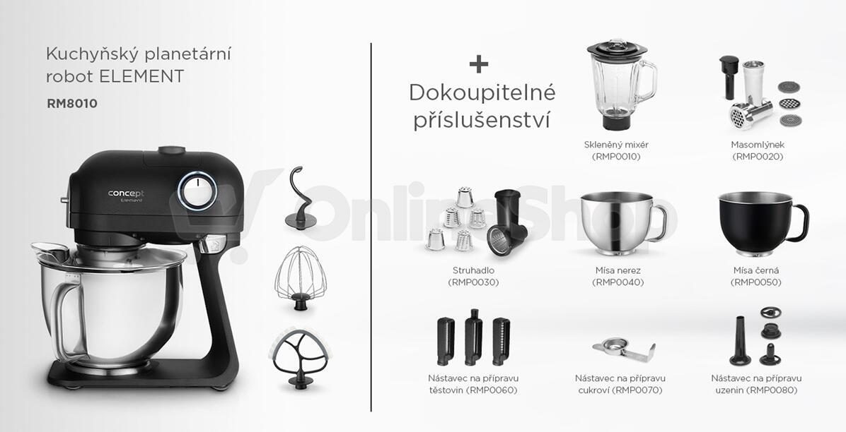 Kuchyňský robot Concept 1200W ELEMENT RM8010