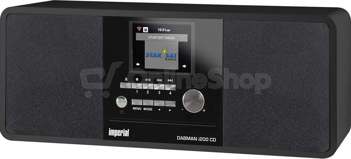 Multifunkční rádio Imperial DABMAN i200, černé