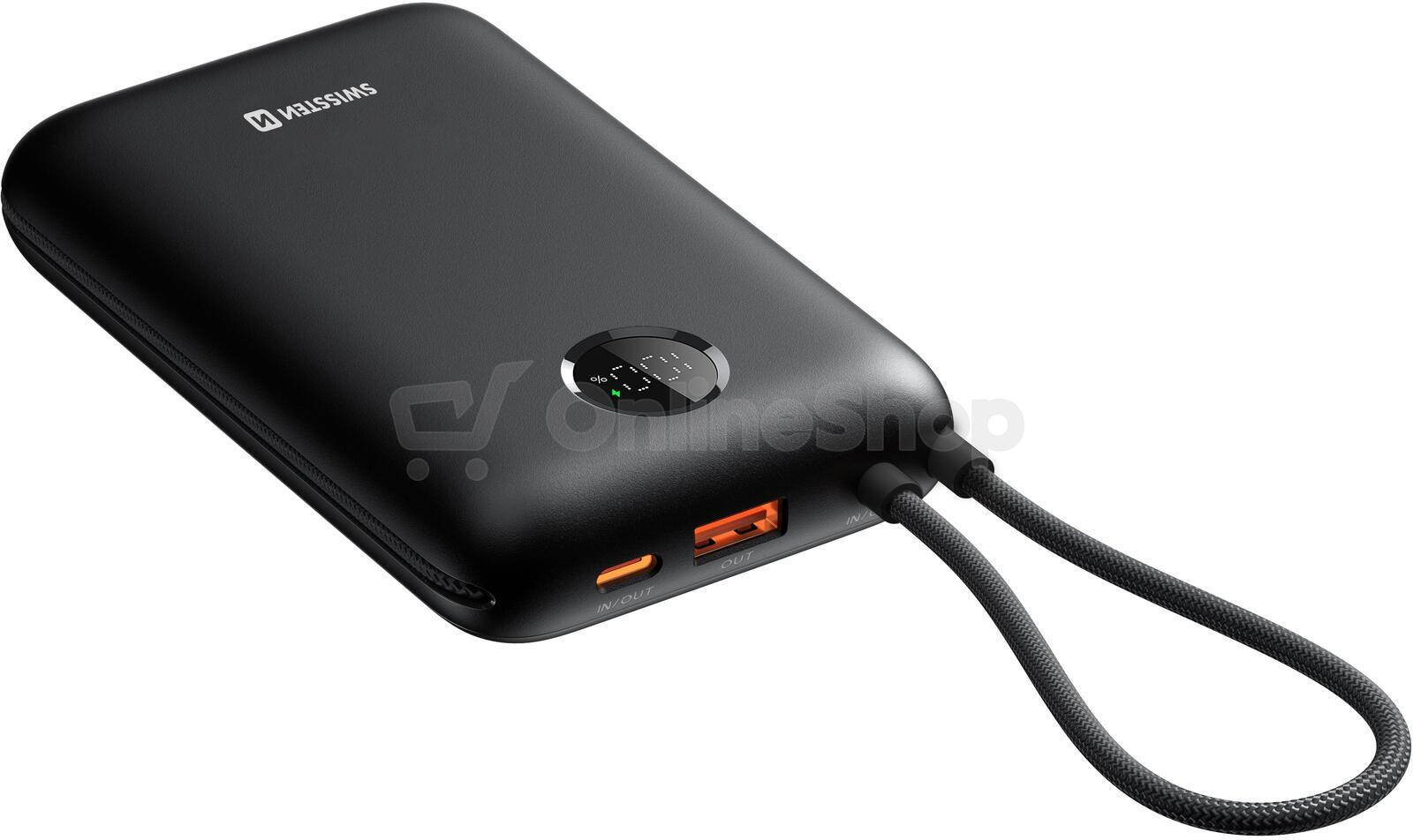 Powerbanka Swissten STN00210 30000 mAh, černá