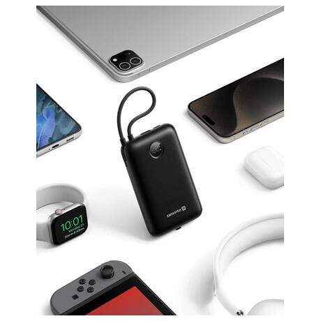 Powerbanka Swissten Voltbox 35W 20000 mAh, černá