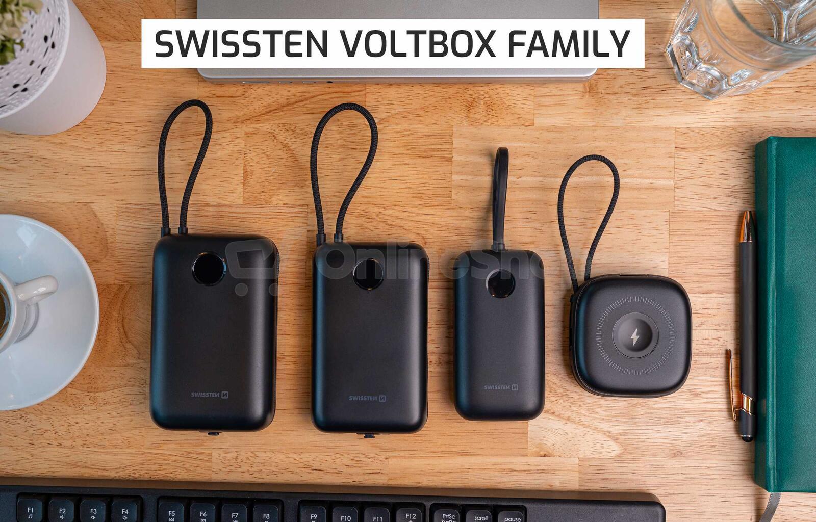 Powerbanka Swissten Voltbox 35W 20000 mAh, černá