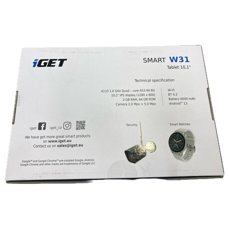 Tablet iGET SMART W31 10,1 3/64GB | Skutečná fotografie prodávaného kusu | Skutečná fotografie prodávaného kusu | Skutečná fotografie prodávaného kusu | Skutečná fotografie prodávaného kusu | Skutečná fotografie prodávaného kusu | Skutečná fotografie prodávaného kusu | Skutečná fotografie prodávaného kusu | Skutečná fotografie prodávaného kusu