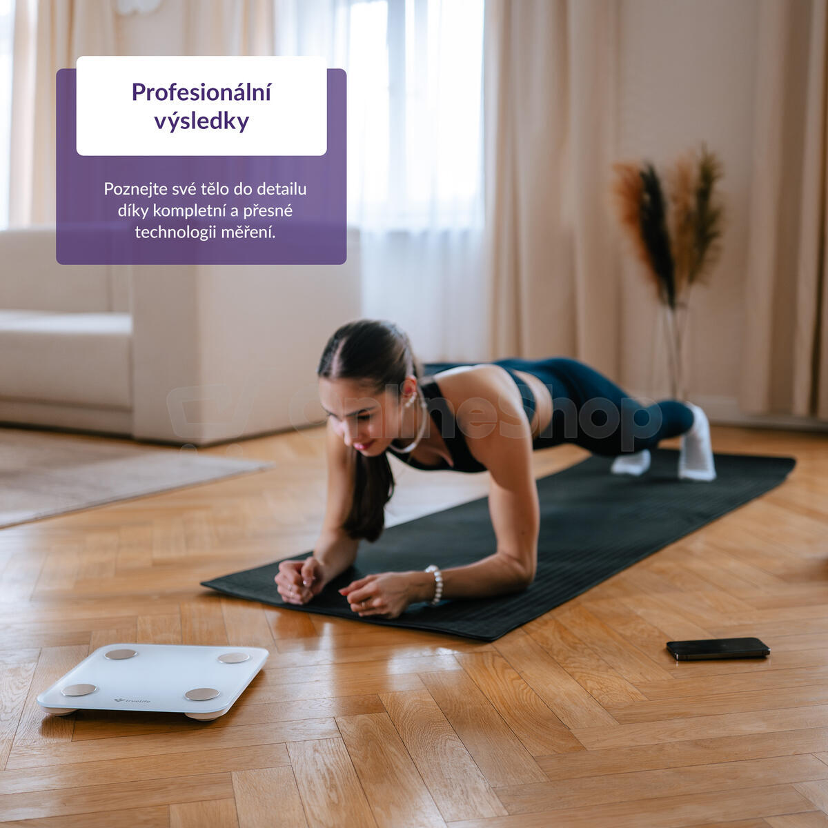 Chytrá váha TrueLife FitScale W1 White