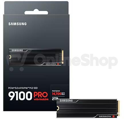 SSD disk Samsung 9100 PRO 2TB with Heatsink (MZ-VAP2T0CW)