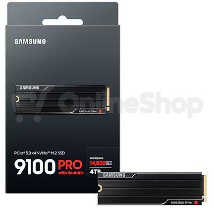 SSD disk Samsung 9100 PRO 4TB with Heatsink (MZ-VAP4T0CW)