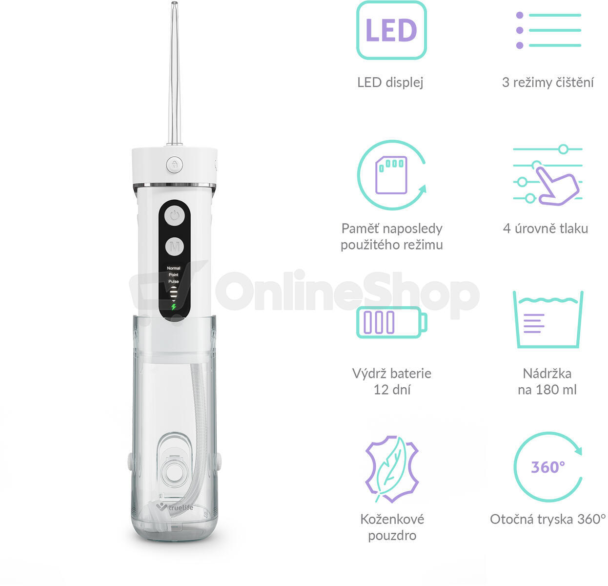Ústní sprcha TrueLife AquaFloss Mini M50