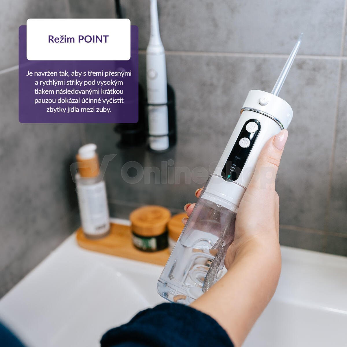 Ústní sprcha TrueLife AquaFloss Mini M50
