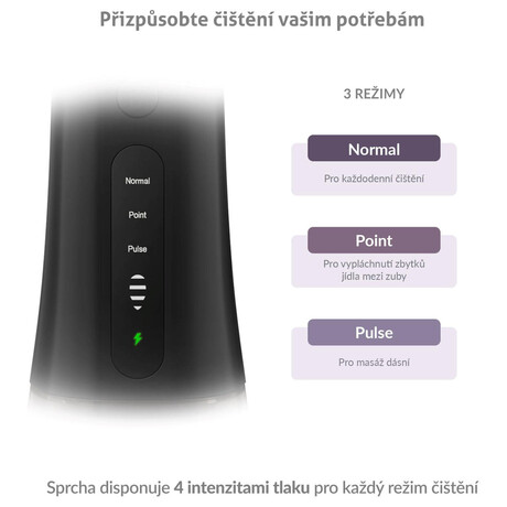 stn sprcha TrueLife AquaFloss Compact L100, ern