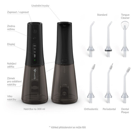 stn sprcha TrueLife AquaFloss Compact L100, ern