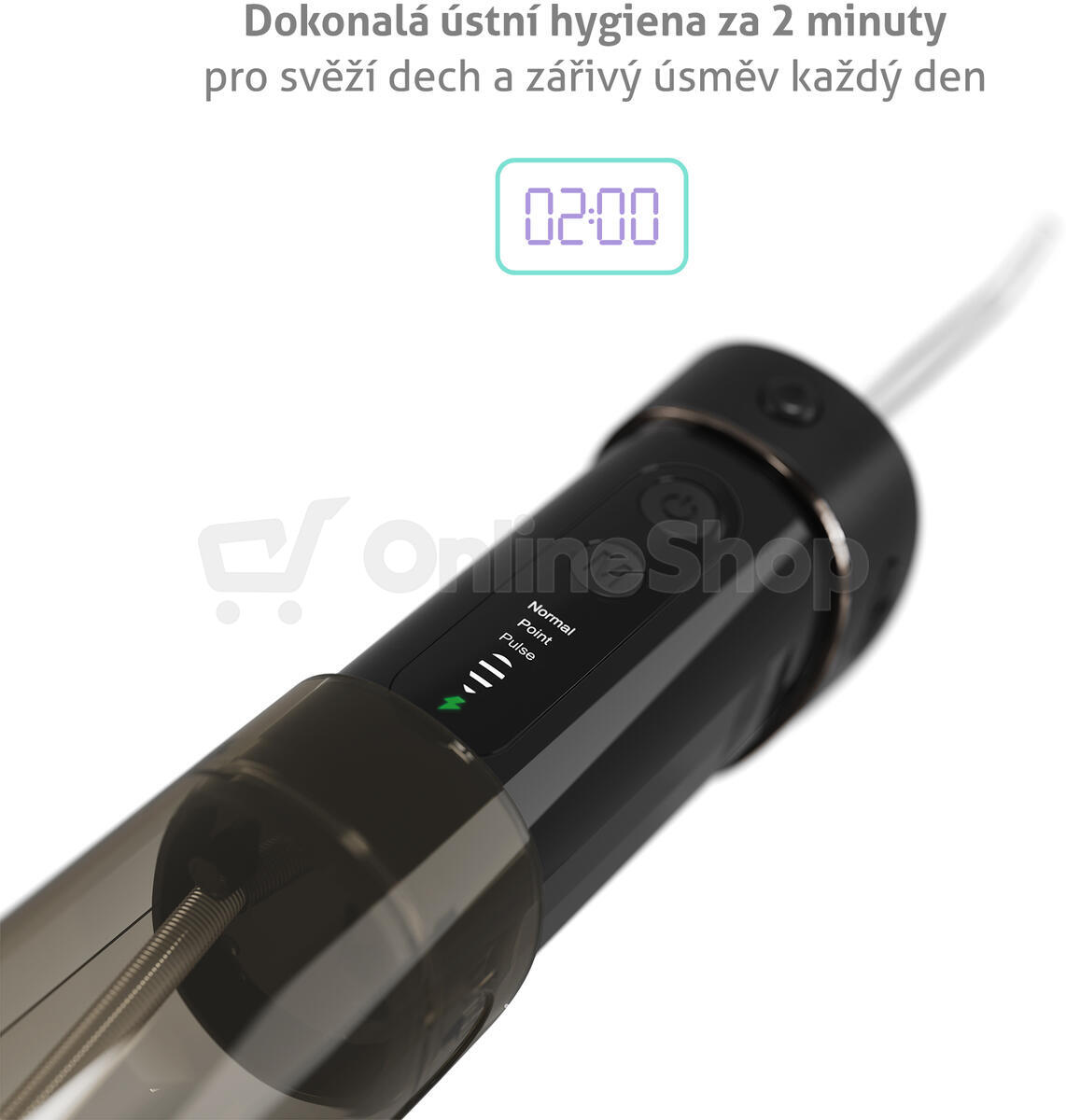 Ústní sprcha TrueLife AquaFloss Mini M50 Black