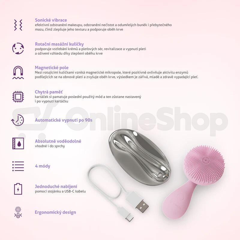 Čistící kartáček TrueLife BELLE Skin Brush B3
