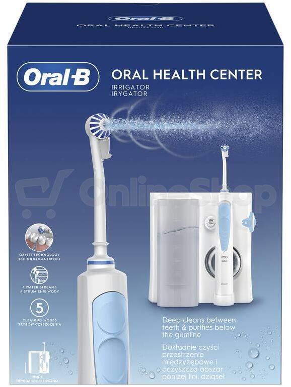 Ústní sprcha Oral-B OxyJet s tryskami OxyJet a WaterJet