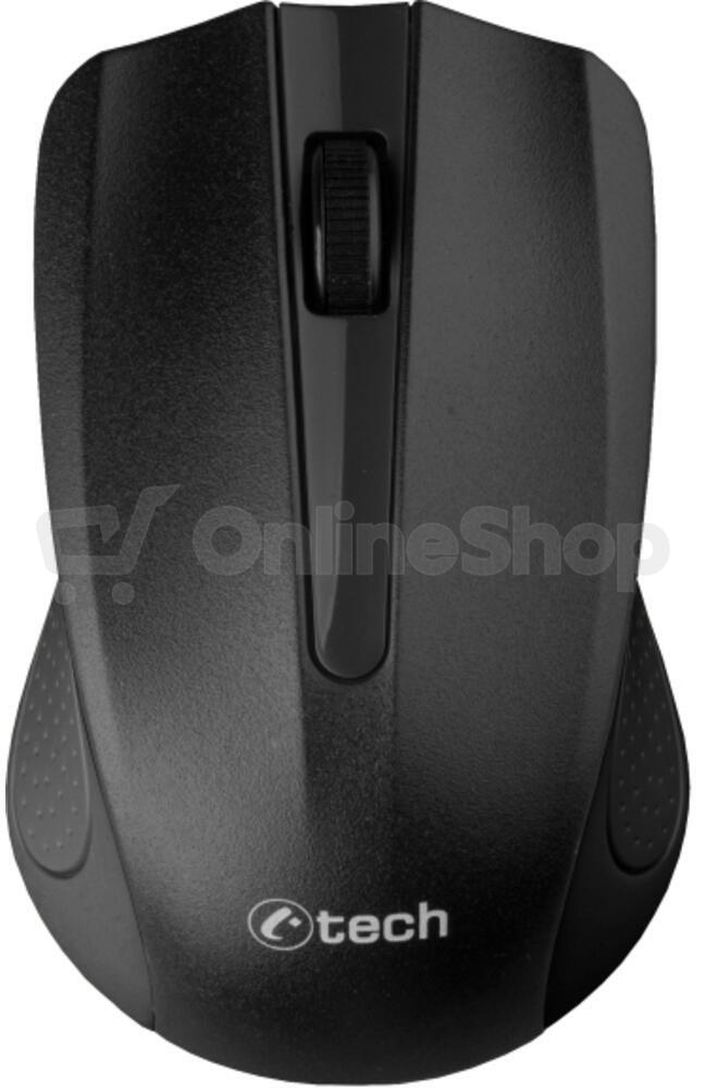 Myš C-TECH WLM-01, černá, bezdrátová, USB nano receiver
