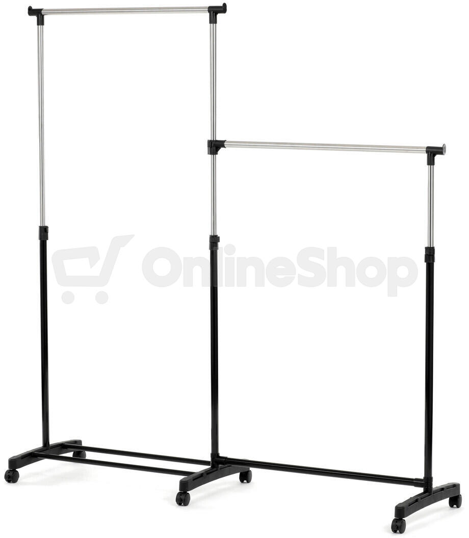 Stojan na šaty, plast, černá, GD-174 BK Autronic
