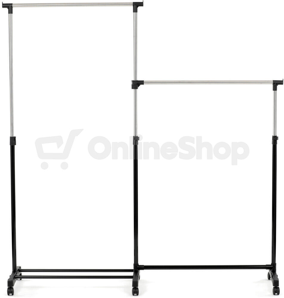 Stojan na šaty, plast, černá, GD-174 BK Autronic