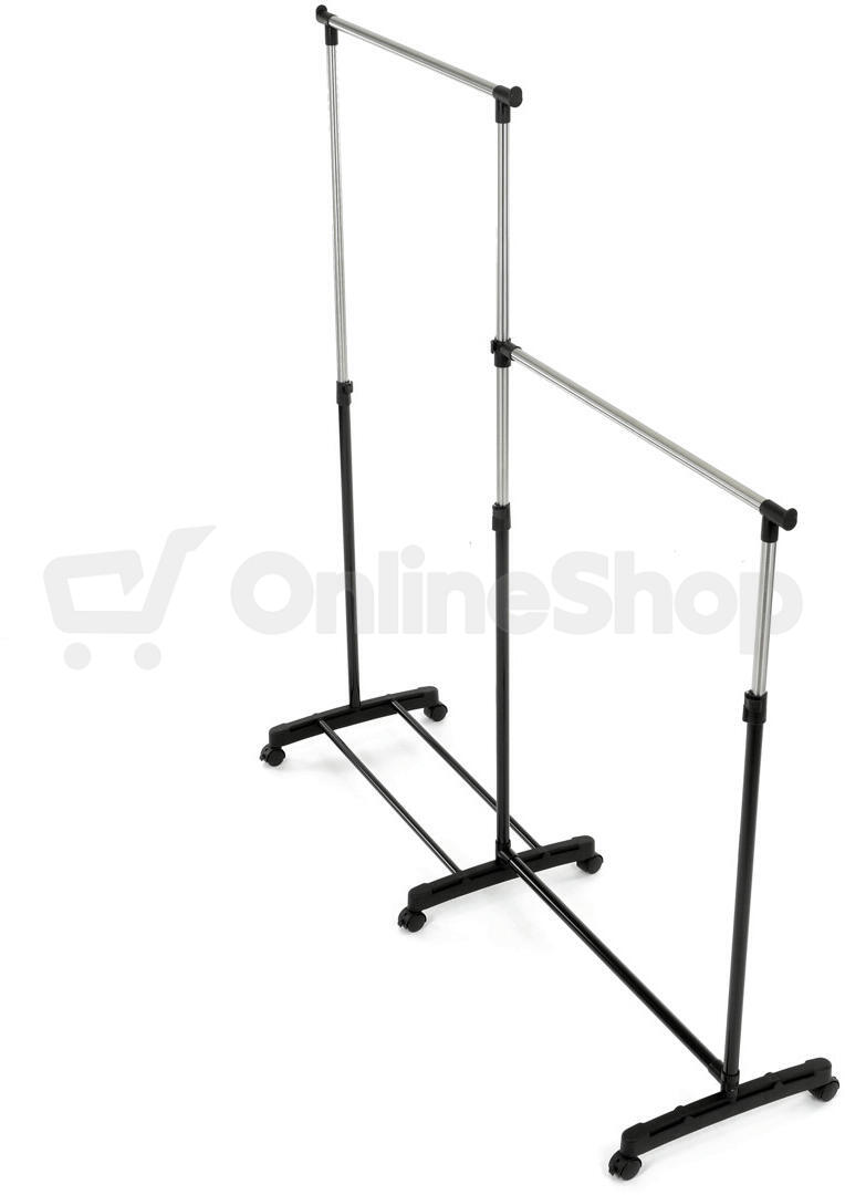 Stojan na šaty, plast, černá, GD-174 BK Autronic