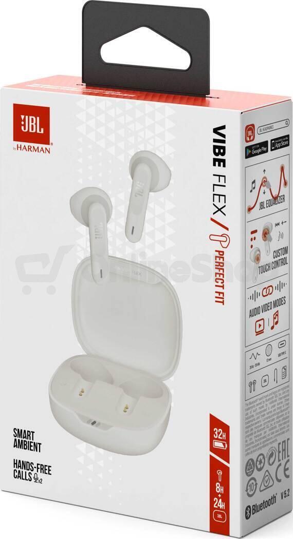 Bezdrátová sluchátka JBL Vibe Flex White