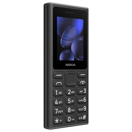 Nokia 105 2G&nbsp;Dual Sim 2025, černý (foto 1)