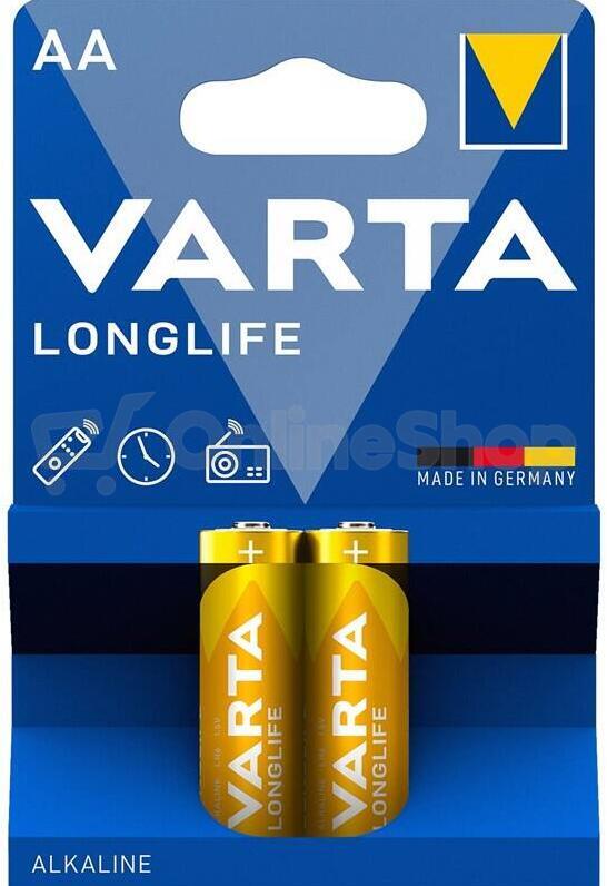 Baterie Varta LR6 2BP AA Longlife Alk