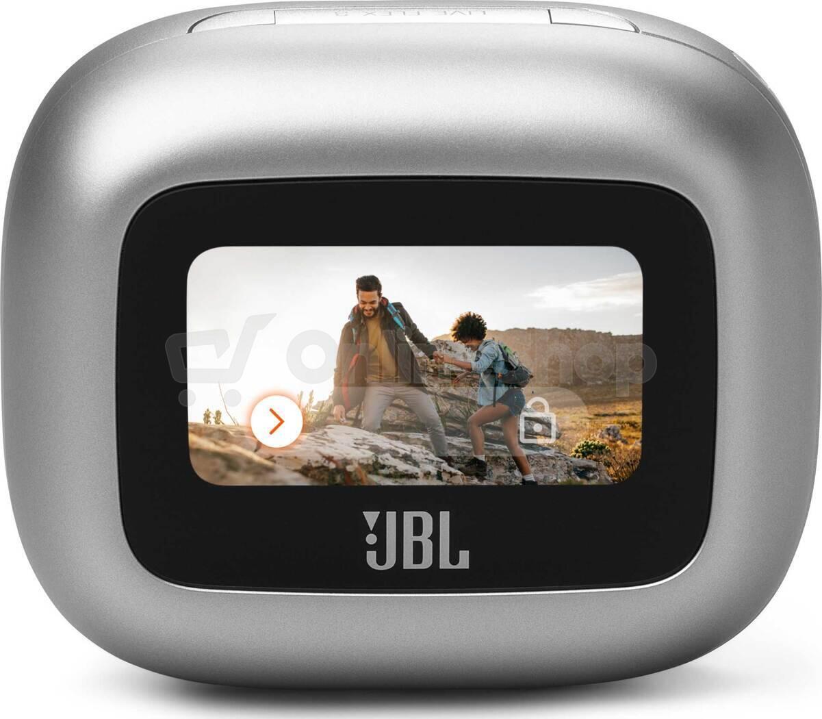Bezdrátová sluchátka JBL Live Flex 3 Silver