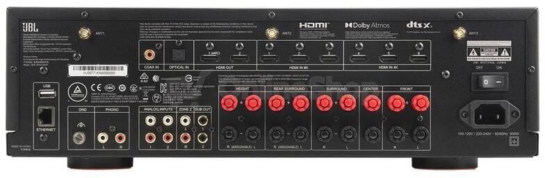 JBL MA9100HP - AV receiver 9.2, 140 W, 8K, Wi-Fi, Bluetooth, Dolby Atmos + Vision - černý
