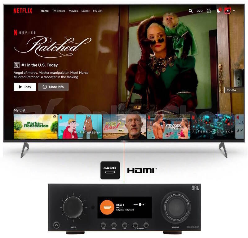 JBL MA9100HP - AV receiver 9.2, 140 W, 8K, Wi-Fi, Bluetooth, Dolby Atmos + Vision - černý