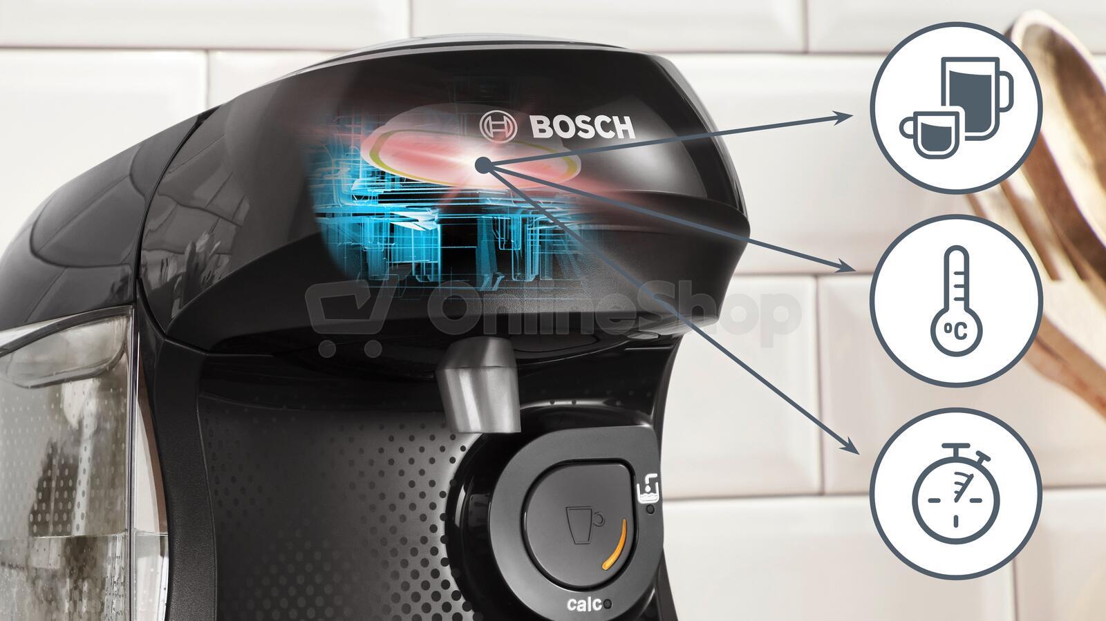 Kávovar na kapsle Bosch Tassimo Happy TAS102E, černý