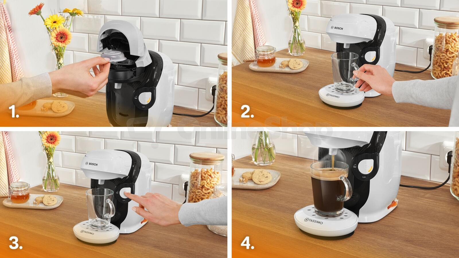 Kávovar na kapsle Bosch Tassimo Style TAS114E