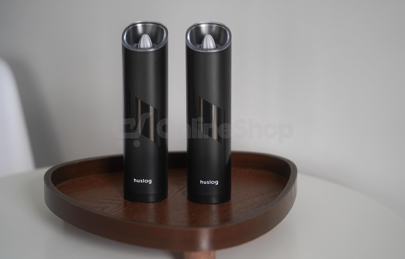 Elektrické mlýnky na koření Huslog 85ml, černé