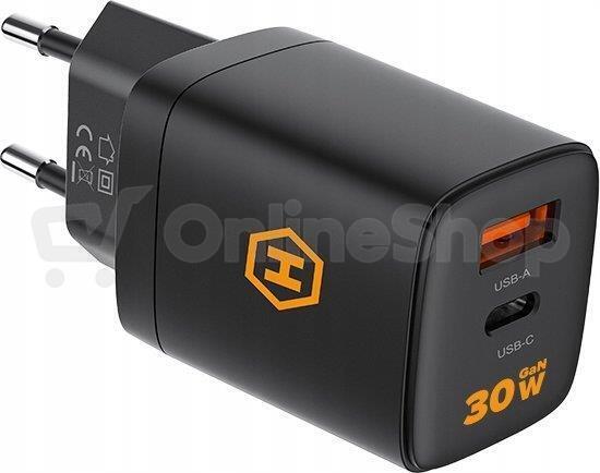 Nabíječka do sítě Hammer RapidCharge Duo, černá