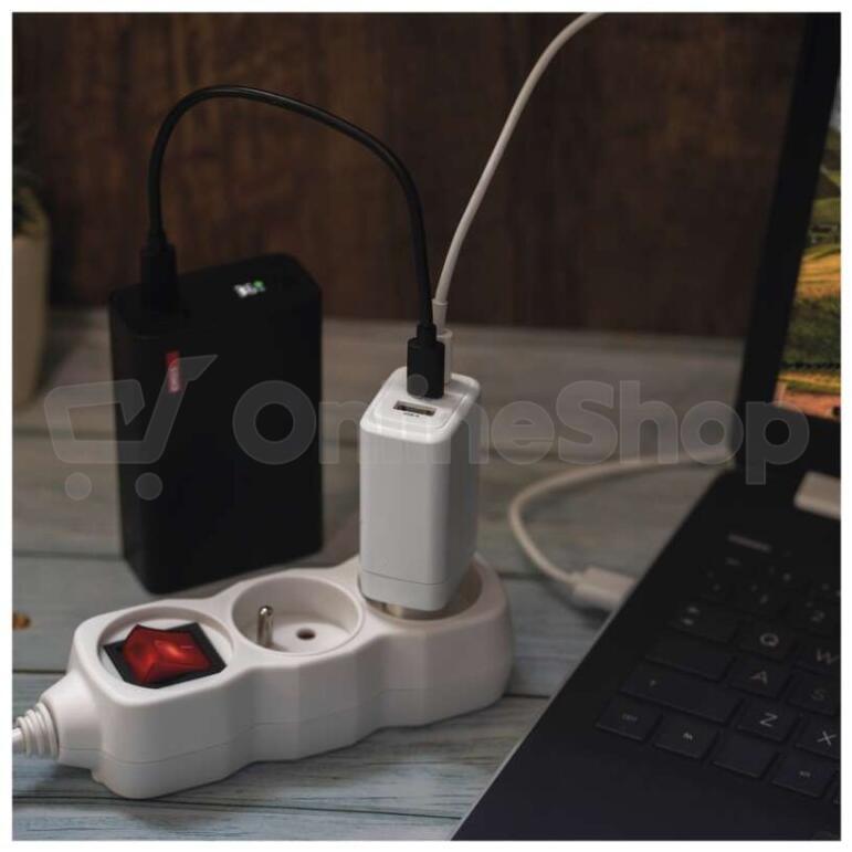 Emos univerzální USB adaptér GaN do sítě PD 65 W max. (V05G65)