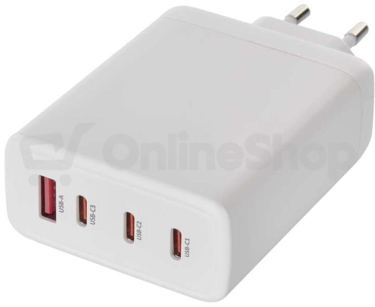 Emos univerzální USB adaptér GaN do sítě PD 120 W max. (V06G120)