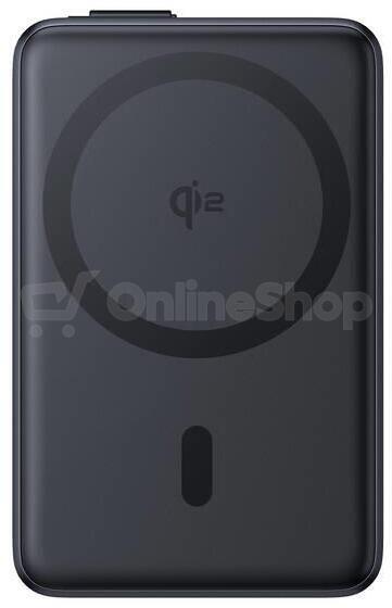 Powerbanka Baseus Nomos Qi2 10000mAh s kabelem USB-C, černá