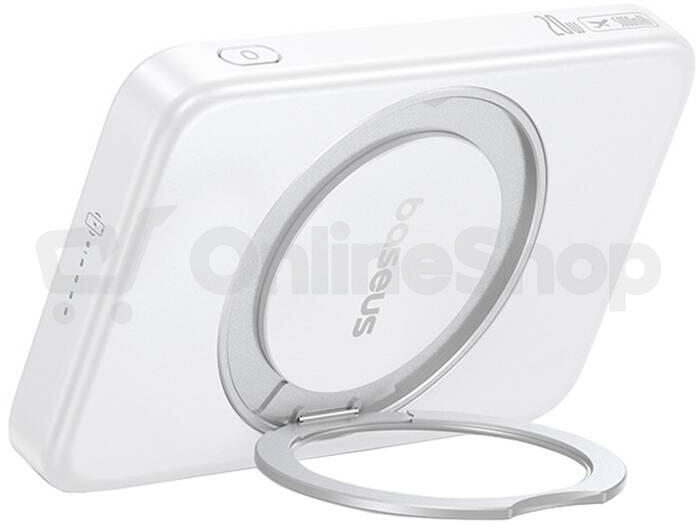 Bezdrátová powerbanka Baseus PicoGo Qi2 5000mAh, 20W bílá