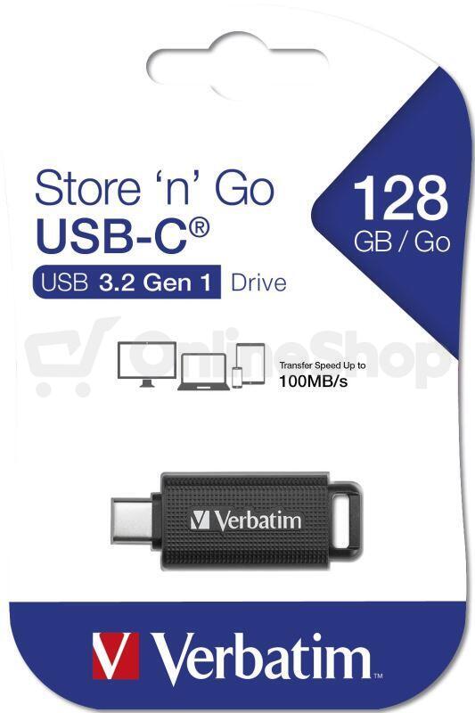 Flash disk Verbatim 128GB USB-C Flash Drive 3.2