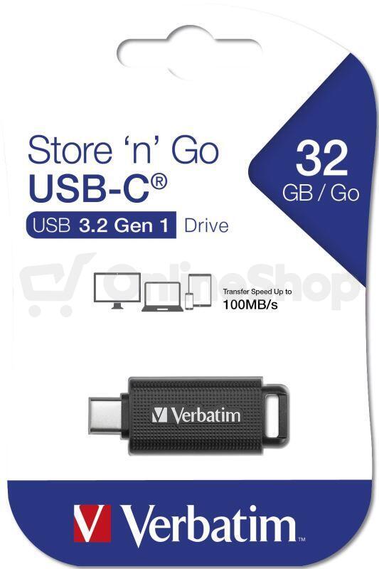 Flash disk Verbatim 32GB USB-C Flash Drive 3.2