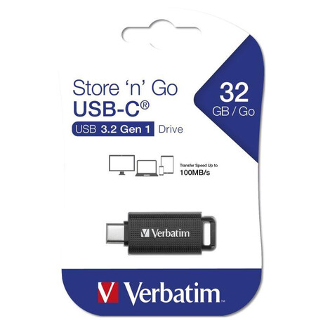 Flash disk Verbatim 32GB USB-C Flash Drive 3.2