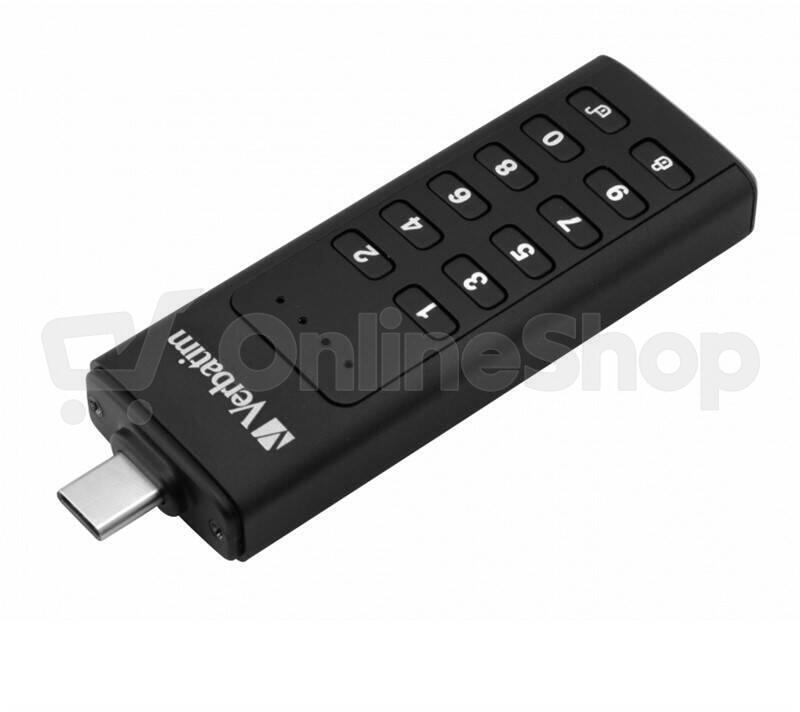 Flash disk Verbatim 128GB USB-C Flash 3.1 Keypad