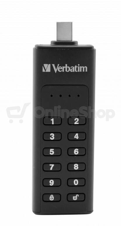 Flash disk Verbatim 128GB USB-C Flash 3.1 Keypad