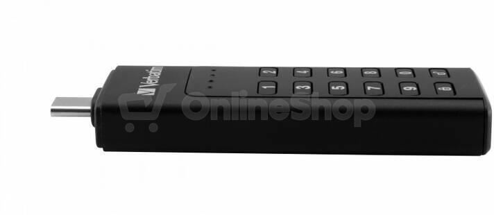 Flash disk Verbatim 128GB USB-C Flash 3.1 Keypad