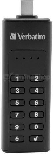 Flash disk Verbatim 64GB USB-C Flash 3.1 Keypad