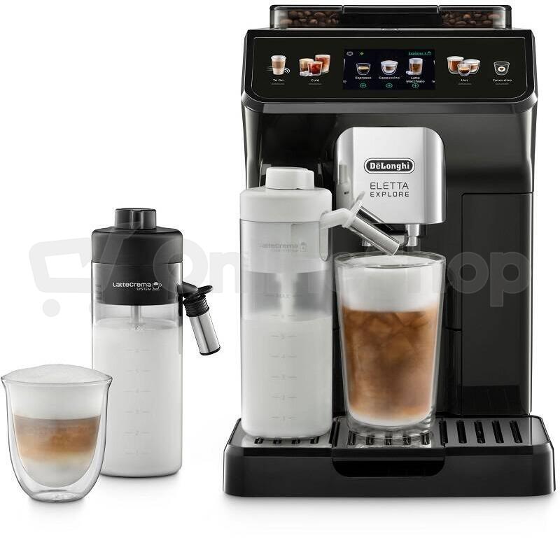 Automatický kávovar DeLonghi Eletta Explore ECAM 450.55.G, černý