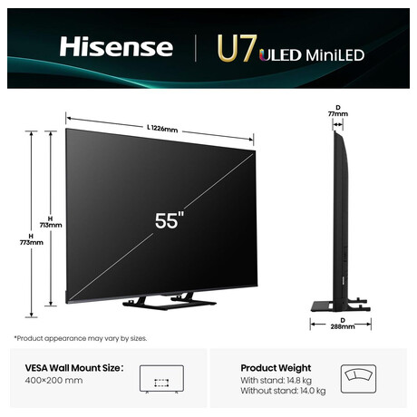 Hisense 55U7Q (foto 2)