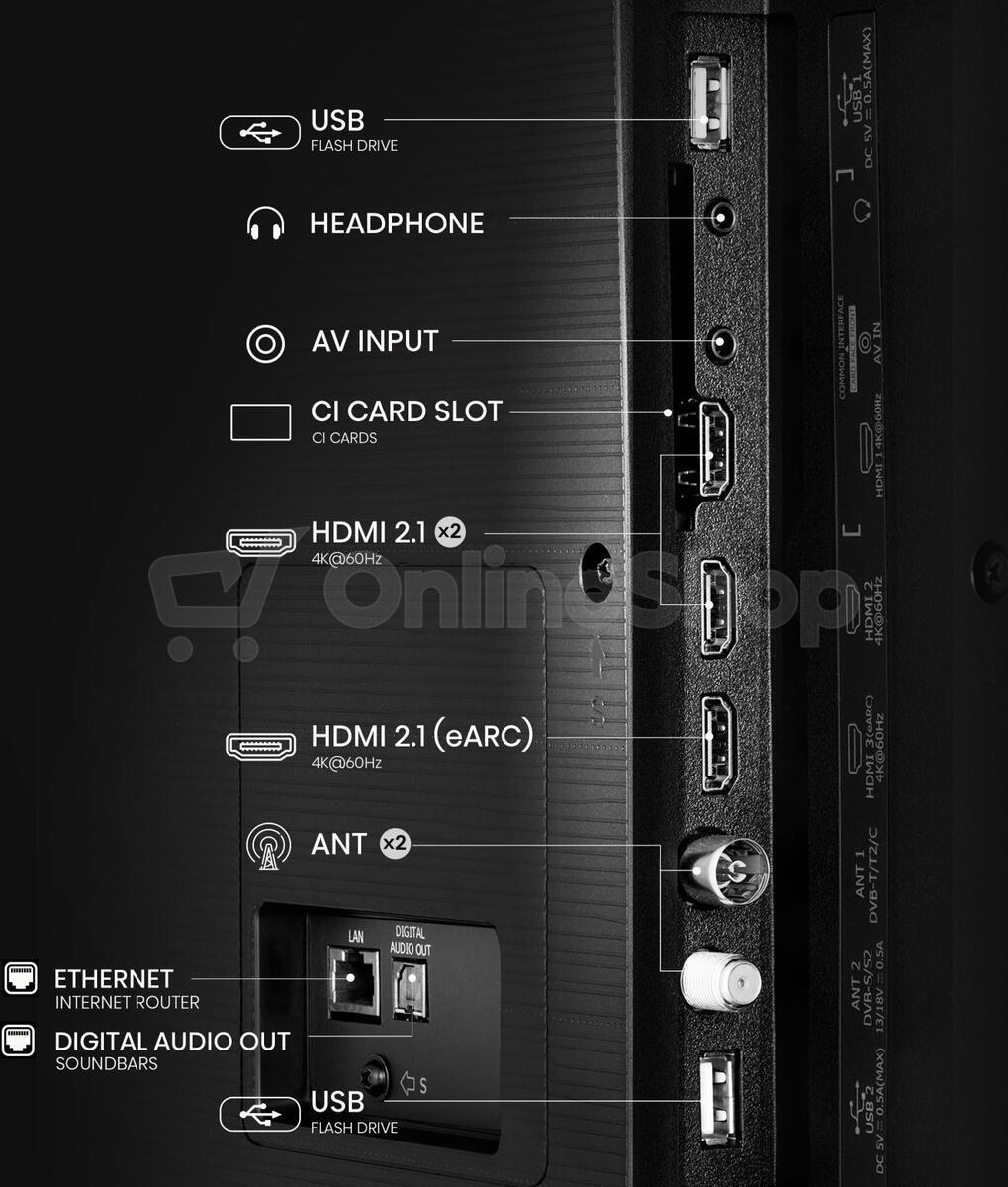 UHD Smart TV 4K Hisense 65A6Q