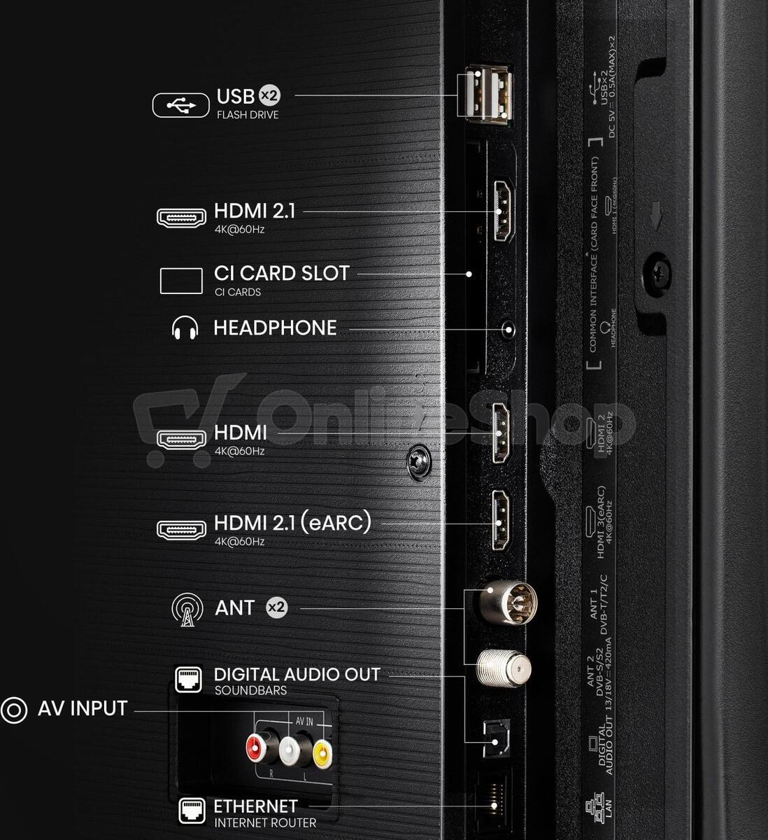 4K UHD Hisense 58A6Q