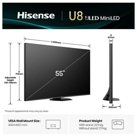 Hisense 55U8Q (foto 2)
