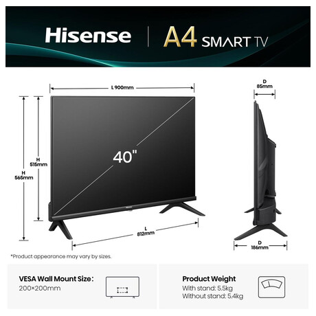 Hisense 40A4Q (foto 1)