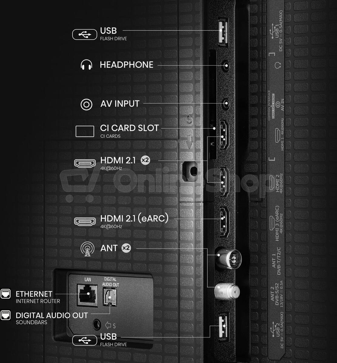 Hi-QLED Smart TV Hisense 50A7Q