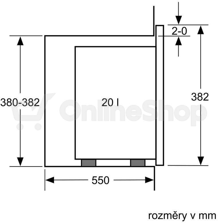 Mikrovlnná trouba Bosch BFL523MB1F Serie 4