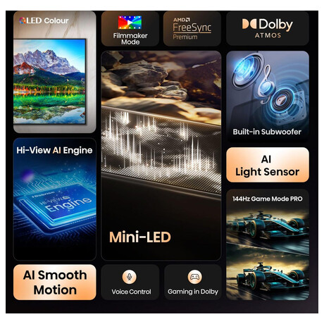 ULED TV Hisense 65E8Q